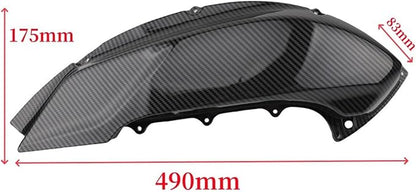 Motorcycle Air Filter Guard Cover Engine Air Filter Protective Decoration Cap Waterproof Dustproof Cover for Y-AM-AHA Nmax155 Nmax125 BWS125 AEROX NVX155 CYGNUS GRYPHUS FORCE2.0 2020-2024 Tawny