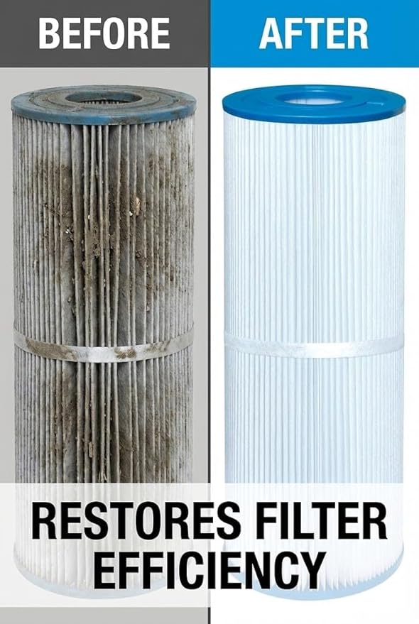 Black Diamond Stoneworks Ultimate Spa Filter Cleaner Fast-Acting Spray. Works Instantly on Hot Tub & Pool Filters Leaving Behind no Sticky Residue. Prolongs Filter Life and Pool Equipment. No Soaking
