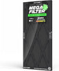 PuroAir MegaFilter - 14x30x1 Air Filter MERV 13 Activated CarbonTech Defense - Heavy Duty 3 Layer Furnace Filters Allergens, Pollen, Dust, Pet Dander, Smoke, Odors - HVAC Air Filter 14x30x1 (1-Pack)