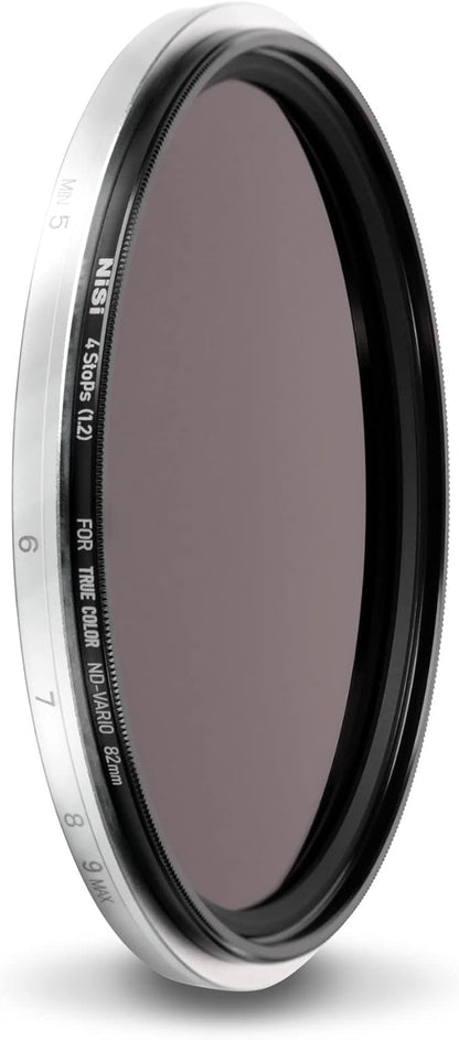 NiSi 72mm Swift 1-9 Stop VND Mist Kit | 1-5 Stops VND, 4-Stop ND, and Black Mist 1/4 Filters | Photography and Videography