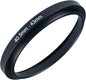 40.5mm to 43mm Step-up Adapter Rings Filter Adapter Black Metal Step Down Filter Ring Adapter Compatible with All Brand UV CPL ND Camera Lens Filter Stepping Rings (40.5mm-43mm)