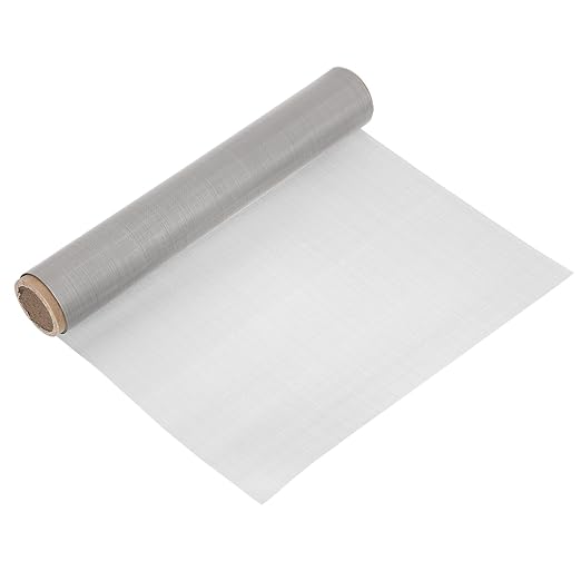 uxcell 2Pcs 120 Mesh 39" x 12" Woven Wire Mesh, 304 Stainless Steel Air Vent Filter Screen, Window Screen Mesh for DIY Projects Vents Cover Filtration Animals Fence