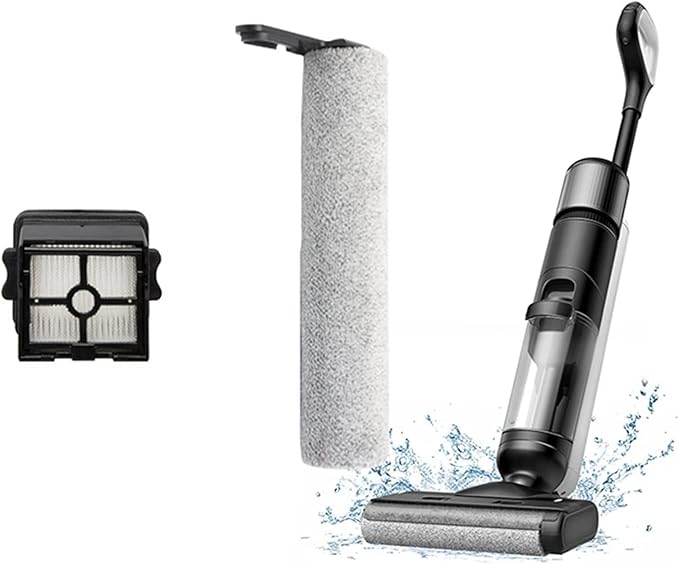 Main Roller Brush with Filters Compatible for Ultenic AC1 Elite Floor Scrubber Wet Dry Vacuum Cleaner Accessories