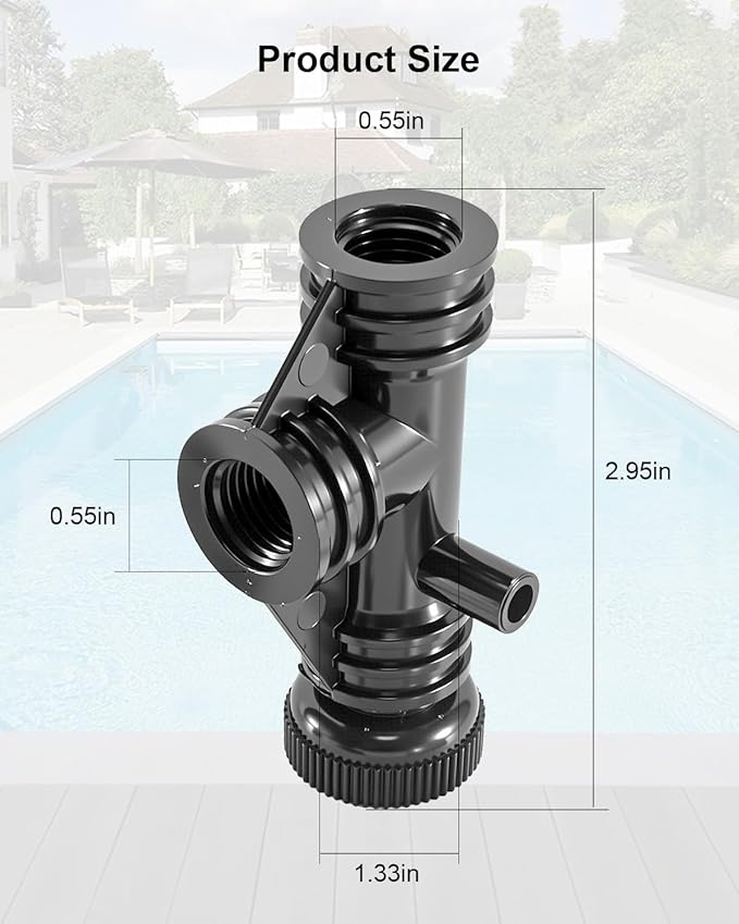 154687 Air Bleeder Assembly Fit for PacFab Triton II Pool and Spa Sand Filter Models TR140 TR50 TR60 TR100 S7M120 S7M400, Complete Air Bleed Fitting
