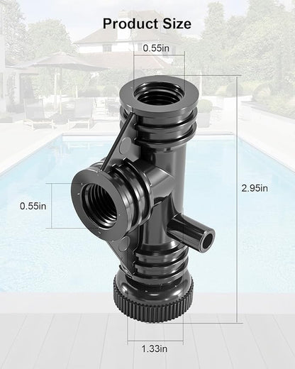 154687 Air Bleeder Assembly Fit for PacFab Triton II Pool and Spa Sand Filter Models TR140 TR50 TR60 TR100 S7M120 S7M400, Complete Air Bleed Fitting