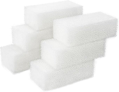 AQUANEAT 6-Pack Replacement Filter Sponge Pads, Aquarium Foam Insert Compatible with AquaClear 50, Fish Tank Filter Media
