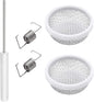 SVNR Stainless Steel Mesh Bug Screen for RV/Campers/Trailers - Furnace Vent Cover Screens - Included Installation Tool (2 Pack)