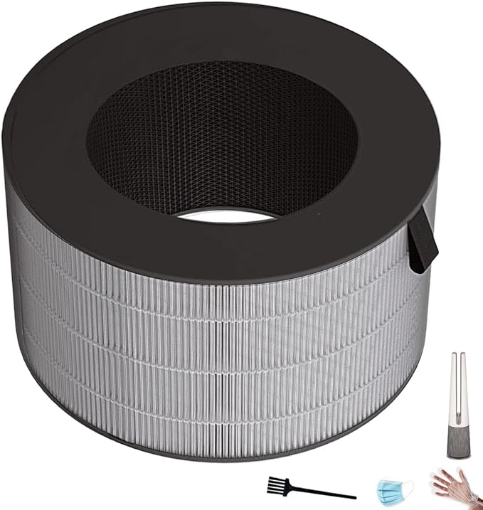 U9C HEPA Replacement Filter Compatible with LG PuriCare AeroTower Fan U9C Series U9CV2B / U9CS1C / U9CV1C, H13 True HEPA 3-in-1 Filtration with Activated Carbon, 1 Pack