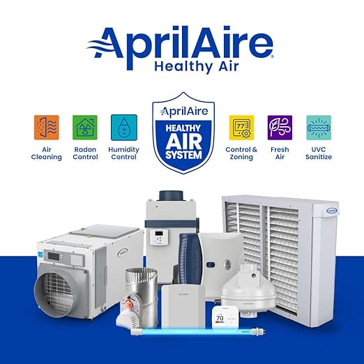 AprilAire 410 Replacement Filter for AprilAire Whole House Air Purifiers - MERV 11, Clean Air & Dust, 16x25x4 Air Filter (Pack of 4)