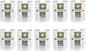 10 Pack Shop Vac 5-8 Gallon Filter Bags, ALYYDBG Type E 90661 9066100 9066133, Type H 90671 9067100 9067133 Disposable Dust bags