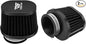 2PCS Motorcycle Air Filter Universal 45MM Replacement Engine Filter High Performance Air Filters Fit Motocross Carburetor Cleaner for Pit Bike Scooter Moped ATV (Black)