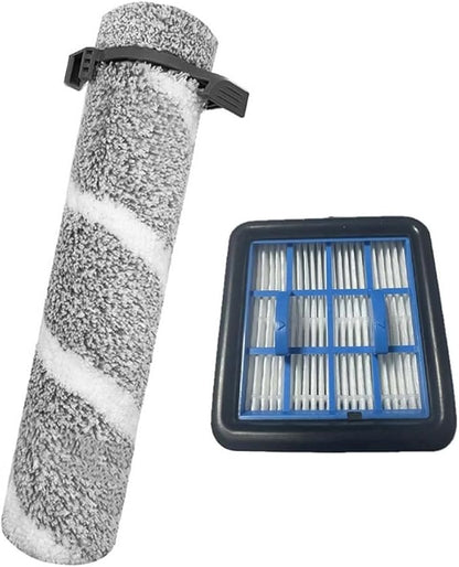 Replaceable Roller Brush Filter for CrossWave for Omni for force Edge,Washable & Reusable Floor Scrubber Replacement Part, for Wet Dry Vacuum Models(C)