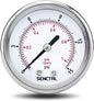 SENCTRL 0-15 Psi Low Pressure Gauge, 2" Dial Size, 1/4 NPT Back Mount, Waterproof, Stainless Steel Case, for Water Air ATV Tire Gas Pressure Test
