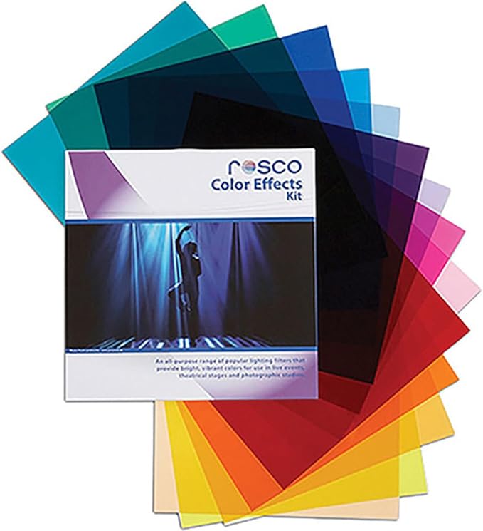 Rosco Color Effects Filter Kit, 12 x 12 Sheets