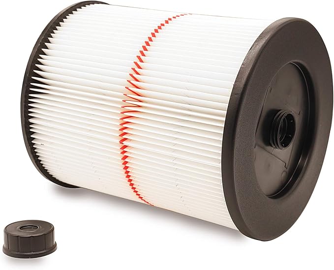 17816 Filter for Craftsman Shop Vac Filter 9-17816 Wet/Dry Air Filter fit 5 6 8 12 16 Gallon Vacuum Cleaner, CMXZVBE38749 Vacuum Bags for Craftsman Shop Vac 16 to 20 gallon Dust Collection Bags