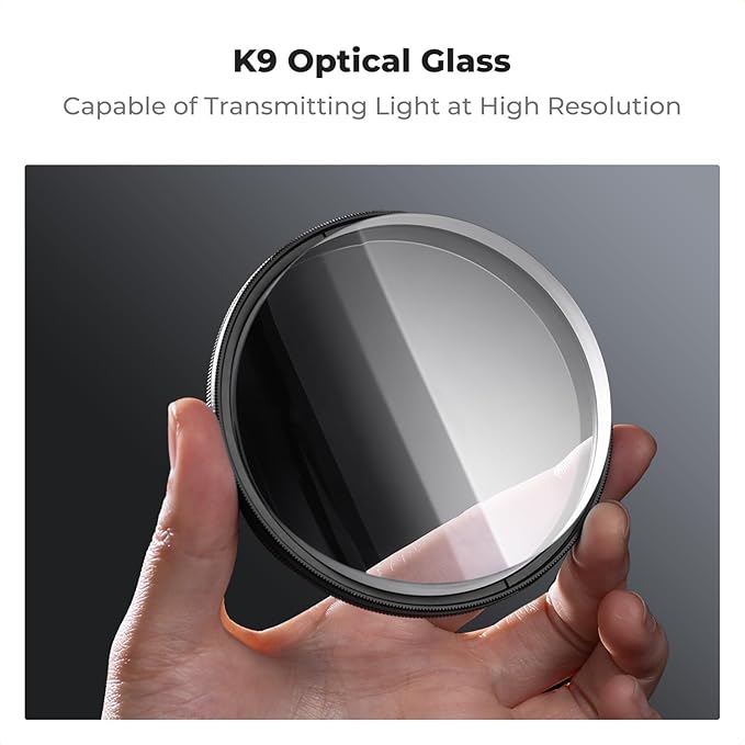 K&F CONCEPT 58mm Unilateral Blur Ghost Motion Filter Super Speed Effects for Camera Lens Clear Optical Glass with Cleaning Cloth