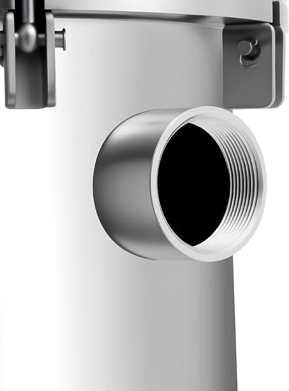 2" NPT Fluid Filter, 304 Stainless Steel - 2 Bag Filter Housing, 150PSL High Pressure Filtration System, 40t/h High Pressure Filter Available for Whole House