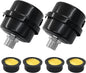 2 Pcs Air Compressor Silencer, 3/8 Inch Thread Intake Filter Muffler, 16 mm Air Compressor Silencer Filter for Generators and Blowers