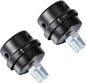 Pack of 2 1/2" Thread Male Thread Diameter 20mm Air Compressor Silencer Filter, Thread Metal Air Compressor Intake Filter Sound Muffler Silencer, Air Compressor Replacement Parts