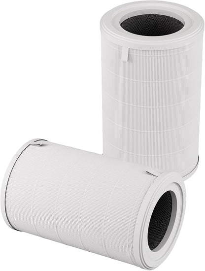 1000 Replacement filter for AirDoctor 1000 Air Purifier, 2-Pack Integrated High-Efficiency with Activated Carbon and Pre-Filter