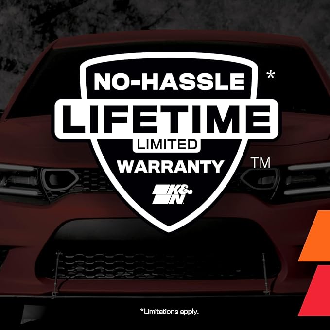 K&N High-Flow Original Lifetime Engine Air Filter: Increase Power: Premium, Washable: Compatible with 2019-2025 Cadillac/Chevy/GMC: Escalade, Silverado, Suburban, Tahoe, Sierra, Yukon, 33-5083