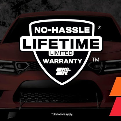 K&N High-Flow Original Lifetime Engine Air Filter: Increase Power: Premium, Washable: Compatible with 2019-2025 Cadillac/Chevy/GMC: Escalade, Silverado, Suburban, Tahoe, Sierra, Yukon, 33-5083