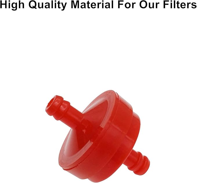 10 Pack 298090 Fuel Filter Replace for BS 298090 298090S 5018 Toro 42-5240 56-6360 John Deere AM107314 LG298090 LG298090S PT4265 Lawn Mower Fuel Filter