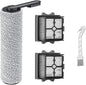 Spare Soft Lint Roller Brush, Hepa Filter, Scrubber Components, Compatible for Tineco Floor ONE S5 Combo Cordless Wet Dry Vacuum Cleaner(4PCS-01)