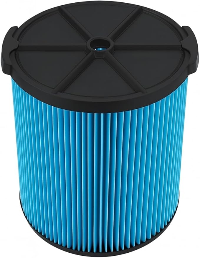 Nispira VF5000 3-Layer High-efficiency Replacement Filter Compatible with Ridgid Wet/Dry Vacs Vacuum 72952 5-20 Gallons WD1450 WD0970 WD1270 WD09700 WD06700 WD1680 WD1851 RV2400A. 1 Pack