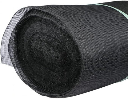 Dense Mesh Air Conditioner Dustproof Filter Net Air Conditioning Filter Net Dust Filtering Vent-Pipe Computer Case Host Air Vent (1.2MX1M, Black)