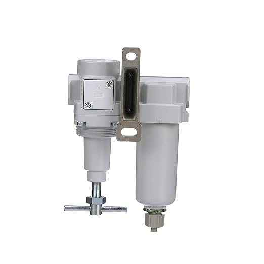 PneumaticPlus SAU320T-N03G-MEP Air Filter Regulator Combo 3/8" NPT -T-Handle, Manual Drain, Metal Bowl