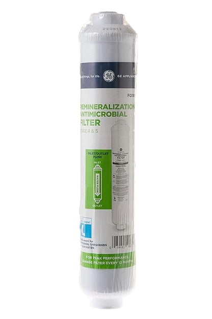 GE Reverse Osmosis Under Sink Remineralization & Replacement Filter, Fits GE GXRV40TBN, GXRQ18NBN, GNRQ18NBN Filtration Systems, Replace Every 12 Months, FQ18RT