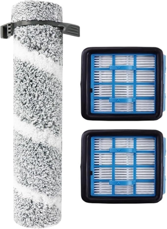 Replacement Parts ，Compatible For Bissell， 3930F 3933 V2 3999Z Floor Scrubber Roller Brush Filter Washing Vacuum Cleaner Parts(D)