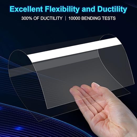 6PCS FEP Film 206x146x0.15mm for ANYCUBIC Photon, Photon S, Mono 4K, ELEGOO Mars 2 Pro, Mars 3, Mars 3 Pro, Phrozen Sonic Mini 4K, Creality Halot-one, LD-002H LCD 3D Printer Resin Fep Replacement