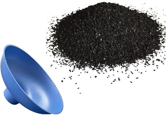 IPW Industries Inc. | PC600-R Water Filter Refill – Activated Carbon Replacement Media for Water Filtration - Charcoal Odor Absorber and Chloramine Remover for Whole House Water Purifier with Funnel