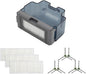 Robot Vacuum Replacements Parts Fit For Lefant M210/M213/M210b, For Okp K2 K2p K3 K4 K5 K2p Robot Vacuum Cleaner, Vacuum Dust Pan, Side Sweep Edge Brush HEPA Filter (Dustbin& Filter&Sweep-10pc)