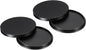 PATIKIL 49mm Lens Cap, 2 Pack Camera Lens Cap Cover Universal Front Metal Lens Filter Stacks Cap Protective Case for 49mm Camera Circular Polarizing Fader ND Filter, Black