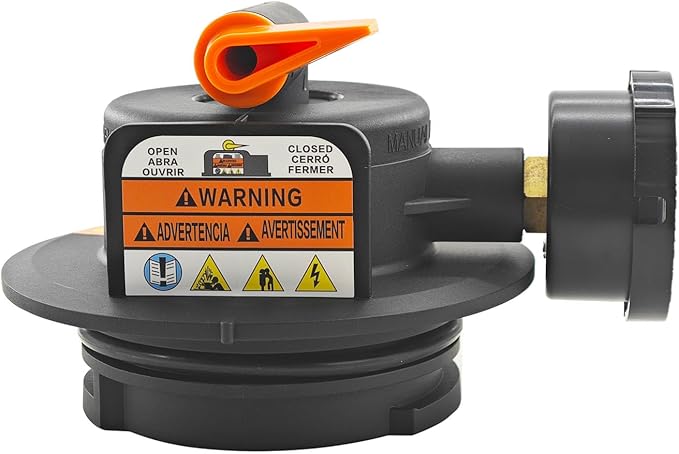 DEX2420MAR2 Manual Air Relief Assembly Vent Valve 2420MAR2 Replacement for Hay-Ward DE and Cartridge Pool Filters Compatible with Pro Grid DE Swim-Clear and Swim Clear with Tape and O-Ring