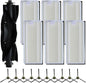 Vacuum Parts For Lefant U180 / M1 / M2 Pro / M2 Plus / LS1 / N3 For OKP K8 / For K7 Robot Vacuum Accessories, 1 Main Roller Brush, 6 Filter Parts, 10 Side Sweeping Brush(17pcs)
