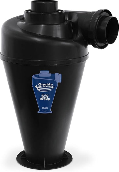 Oneida Air Systems Cyclone Attachment for Single Stage 0.5-3HP Dust Collector, 4/5 DIY - Portable Attachments and Accessories for Home and Woodworking Space Cleaning