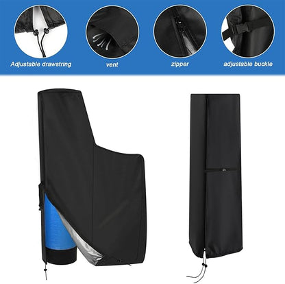 Soft Water System Cover - Outdoor Protective Enclosure with Zipper | Oxford Fabric Guard for Water Softener, All Season Heavy Duty Protector, Waater Filter Cover for Year Round Home Indoor Outdoor