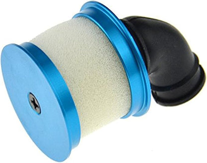 2Pack ShareGoo Aluminum Capped Air Filter Sponge Cover 04104 Upgrade Parts Compatible with RC 1/10 HSP Traxxas Himoto Redcat Nitro Truck Buggy