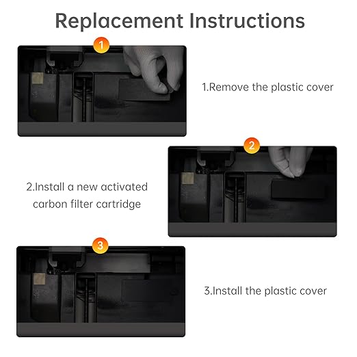 2Pcs 3D Printer Activated Carbon Air Filter Cartridge Fit for Bambu Lab X1C/P1P/P1S/X1/X1E, Air Purifier Filter Replacement Easy to Install 3D Printer Accessories