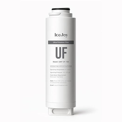 IceJoy Ultra-Filtration Under Sink Water Filter System, 0.01 Micron Precision, High Capacity 4000 Gallons