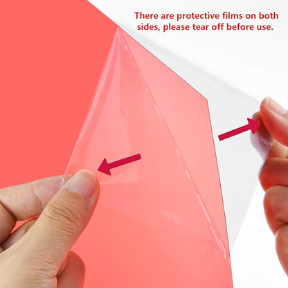 Lystaii 9pcs Gel Light Filter Color Correction Colored Overlays Transparent Color Film Lighting Gel Filter Plastic Sheets Correction 9 Colors 11.7 by 8.3 Inches for Film, Video, Photo, Stage