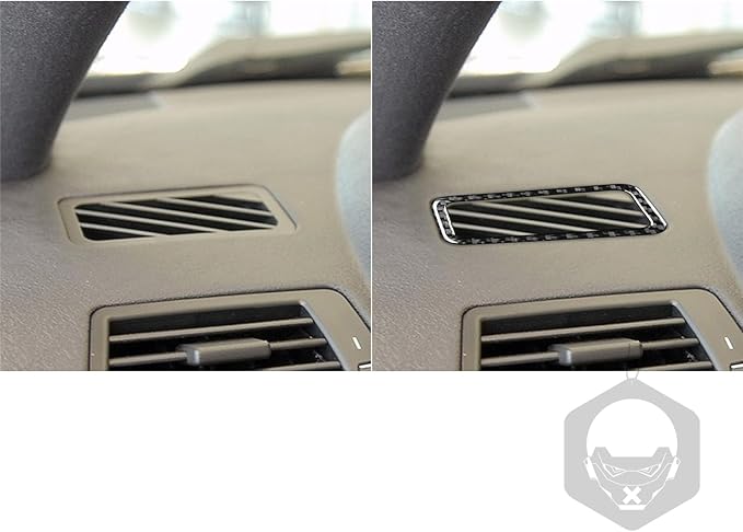 Carbon Fiber Interior Full compatible with BMW X5 2 pieces of mist elimination air vents on both sides-1