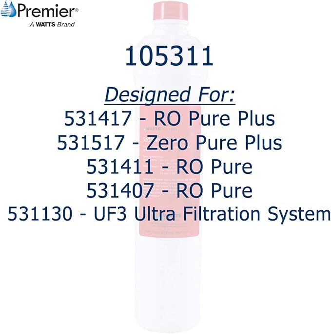 Watts Premier 105311 RO-4 RO-Pure UF3 Sediment Filter (Pack of 2)