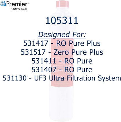 Watts Premier 105311 RO-4 RO-Pure UF3 Sediment Filter (Pack of 2)