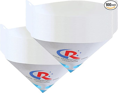 100 Pack of Paint Strainers, Paint Filter Strainer Paper Cone - 190 Micron