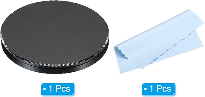 PATIKIL 67mm Lens Cap, Camera Lens Cap Cover Universal Lens Filter Stack Cap Front Metal Protective Case Cover with Cleaning Cloth for Photography Camera Filter